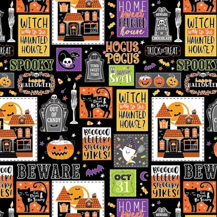 Glow-O-Ween Haunted Patchwork