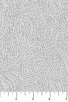 Textured fabric pattern with wavy lines on a light gray background