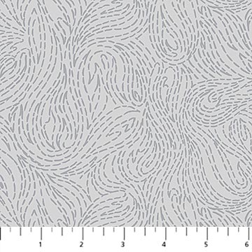 Textured fabric pattern with wavy lines on a light gray background