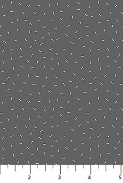 Gray fabric with white thread pattern