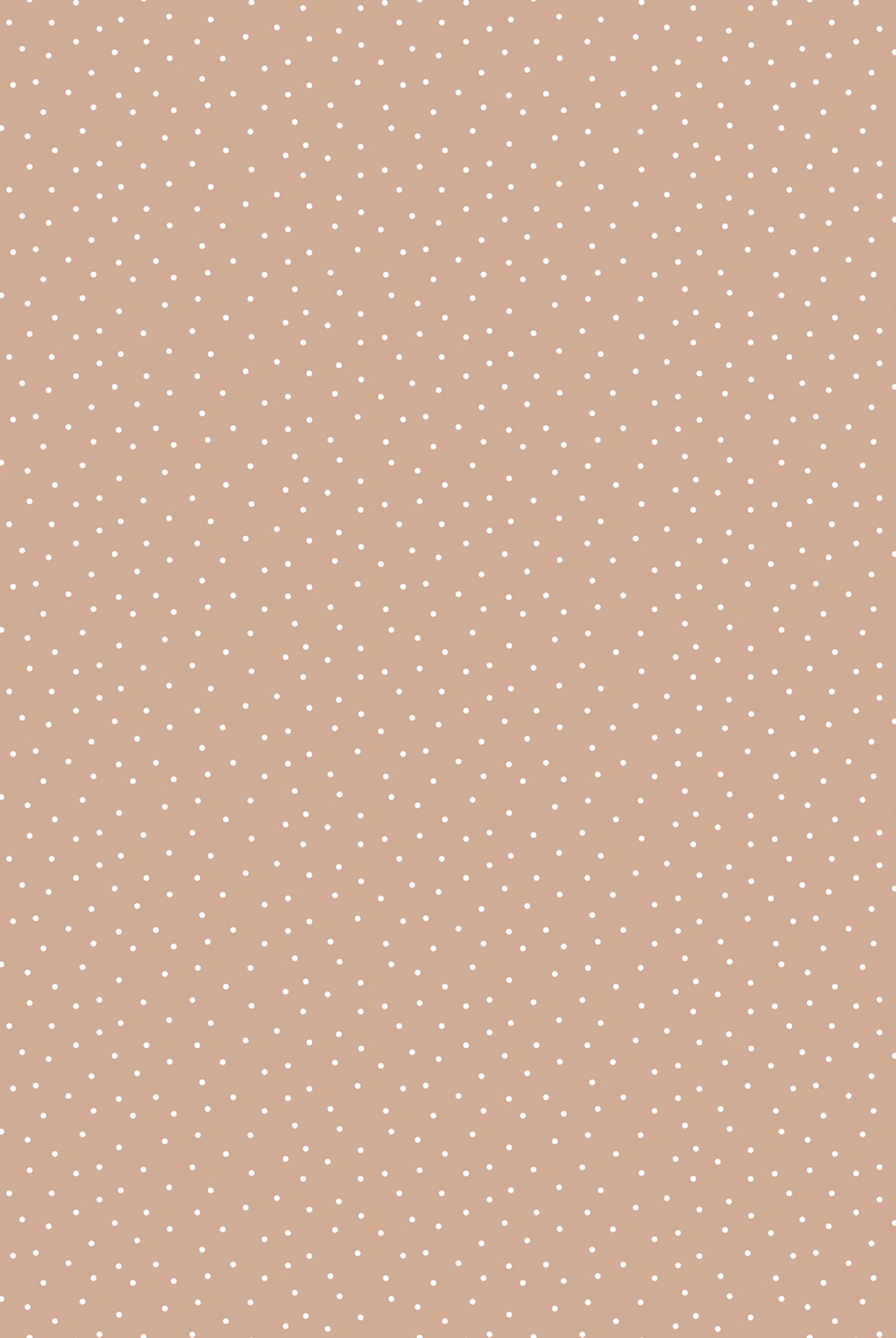 Beige background with small white polka dots Figo Nest Carmel Dots Fabric #92100-33 Carmon's Quilt Shop
