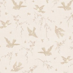 Birdsong Birds Maywood Studio Fabric MAS10651-E