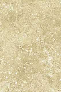 Beige textured fabric with a ruler at the bottom for scale Stonehenge Basics Beige 3954-190 Northcott Carmon's Quilt Shop