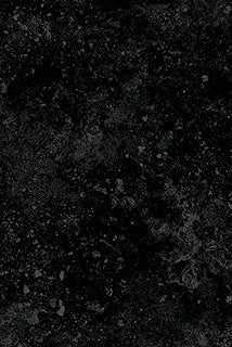 Black textured fabric with a ruler at the bottom for scale Stonehenge Basics Black 3954-96 Northcott Carmon's Quilt Shop