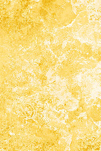 Yellow fabric with a marble-like texture, measured in inches. Stonehenge fabric