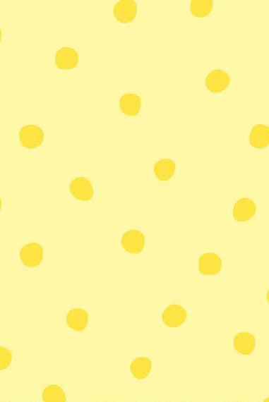 -yard fabric with a pattern of yellow dots on a yellow background