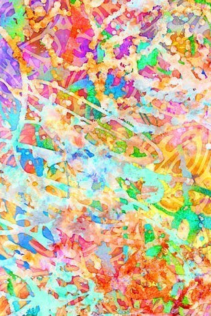 Carmon's Quilt Shop QT Fabrics Got Your Back abstract multi-colored splatter print 100% cotton quilting fabric