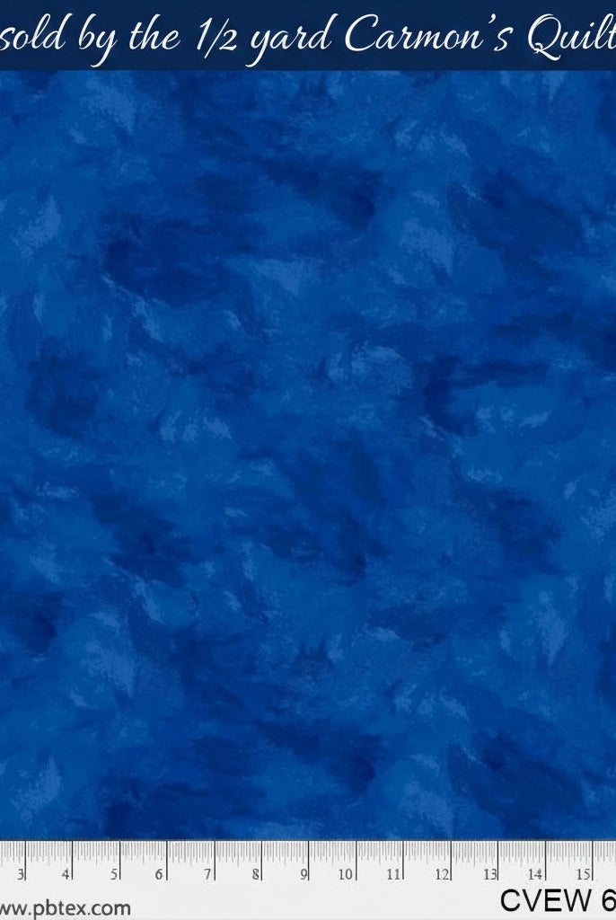 Carmon's Quilt Shop blue crushed velvet texture 108 inch wide cotton quilting fabric for quilt backing