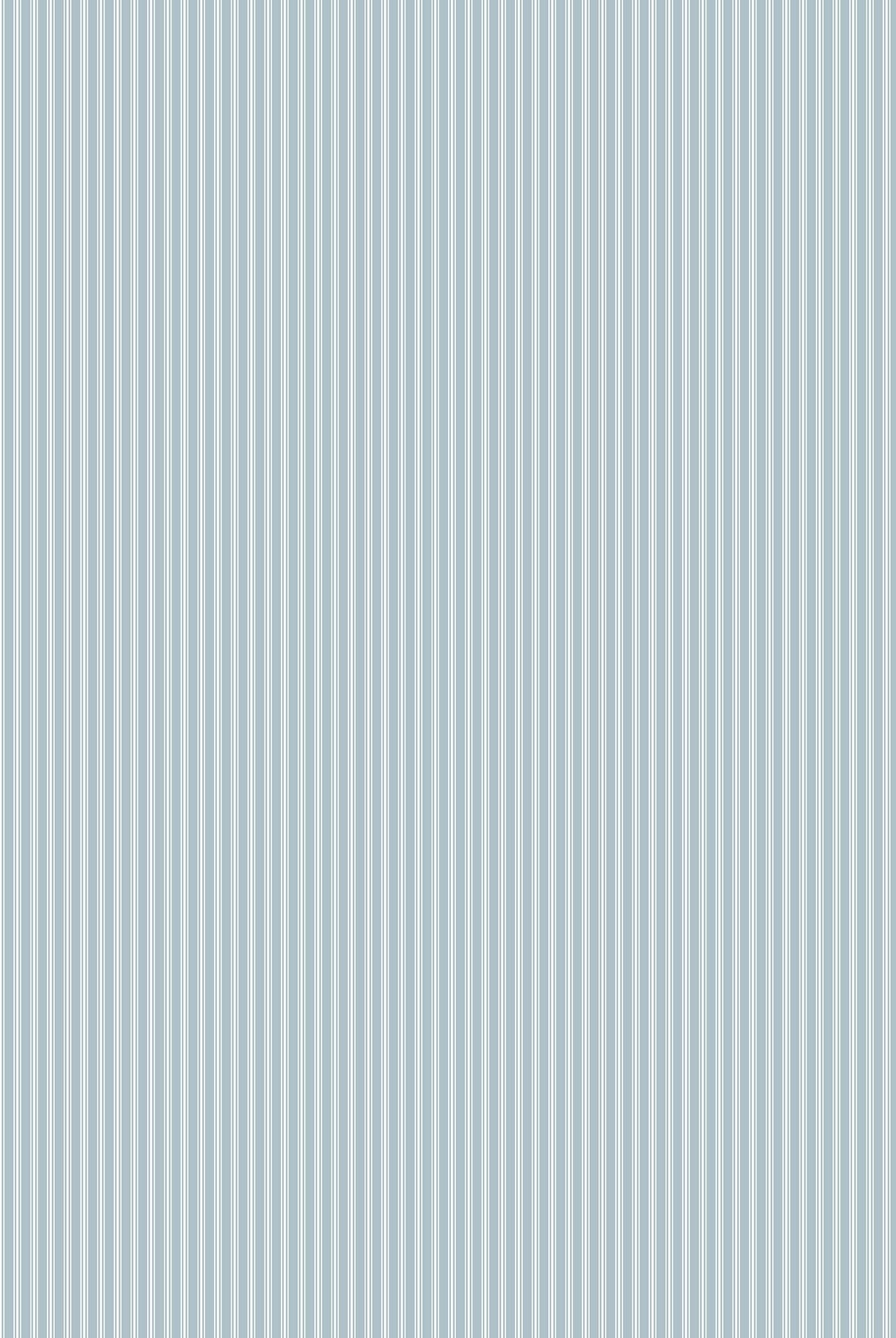 Carmon's Quilt Shop Figo Nest collection light blue cotton fabric with fine white vertical pinstripe pattern