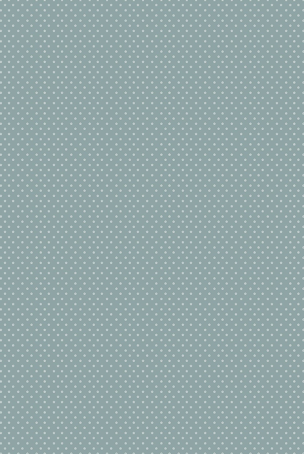 Carmon's Quilt Shop Figo Nest collection blue cotton fabric with tiny white star pattern for quilting