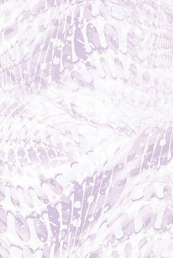 Carmon's Quilt Shop Dragonfly Wonder fabric featuring a light purple and white abstract pattern on cotton cloth