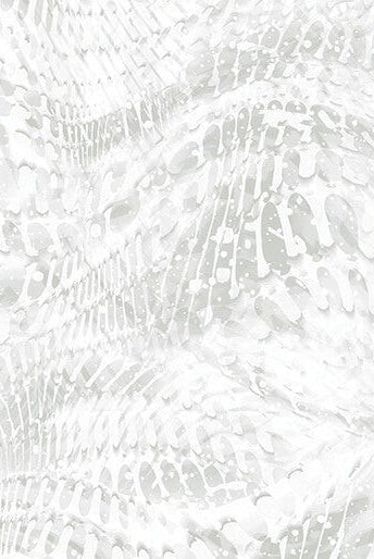 Carmon's Quilt Shop Dragonfly Wonder 100% cotton fabric featuring white and grey abstract dragonfly wing patterns