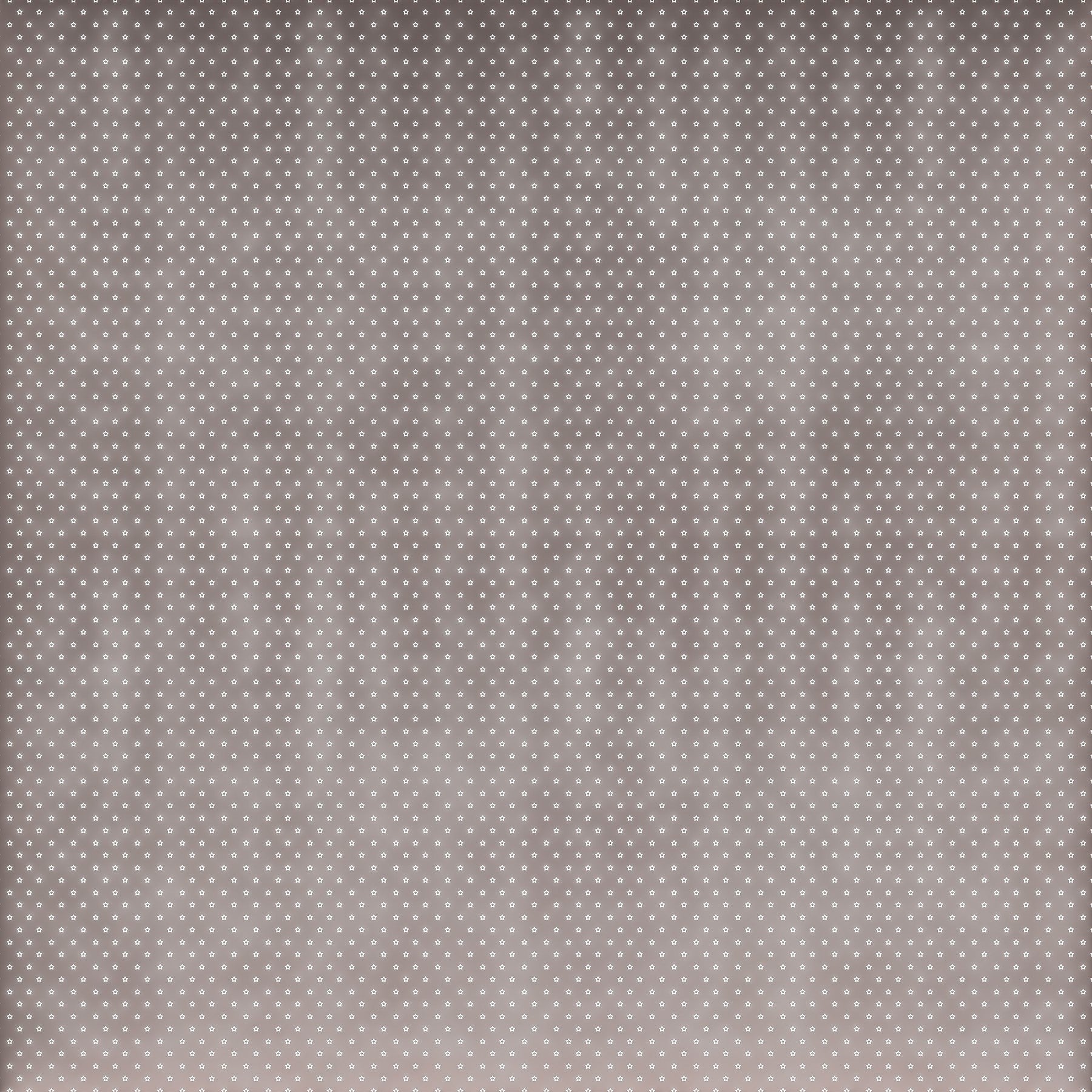 Carmon's Quilt Shop Figo Nest quilting cotton fabric featuring a grey background with a delicate white star pattern.