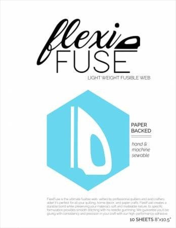 Carmon's Quilt Shop Flexi Fuse lightweight paper-backed fusible web for quilting and appliqué projects