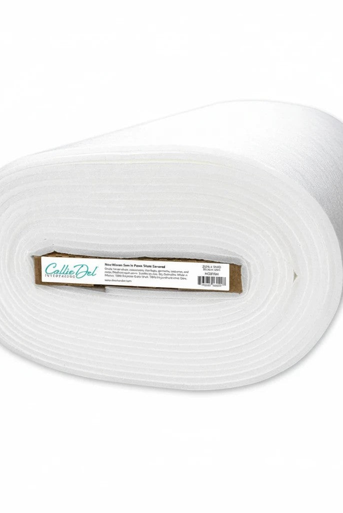 Carmon's Quilt Shop Callie Daniel off-white non-woven sew-in foam interfacing roll for sewing and crafting projects
