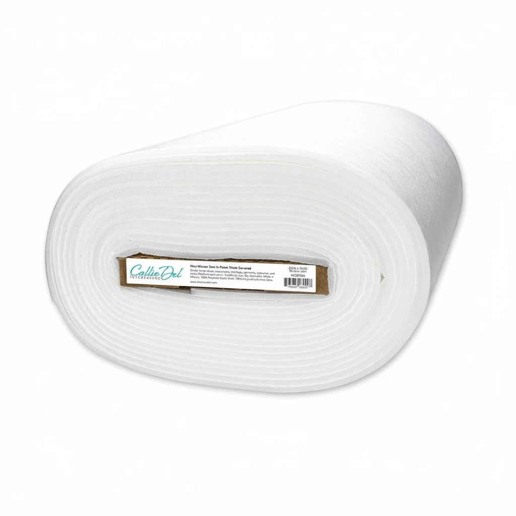 Carmon's Quilt Shop Callie Daniel off-white non-woven sew-in foam interfacing roll for sewing and crafting projects