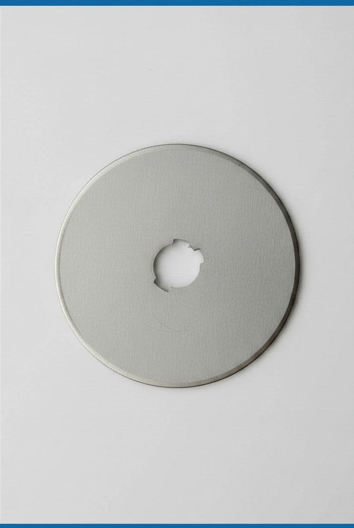 Carmon's Quilt Shop Kai 45mm metal replacement rotary cutter blade for quilting and fabric projects