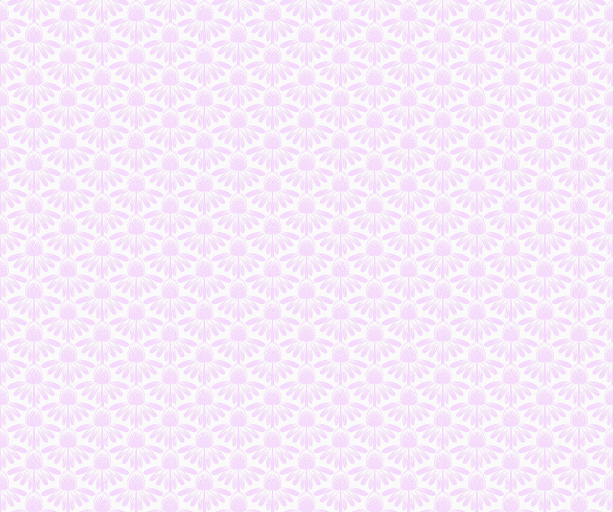 Carmon's Quilt Shop Main Street quilt fabric featuring a light pink and white floral pattern on cotton