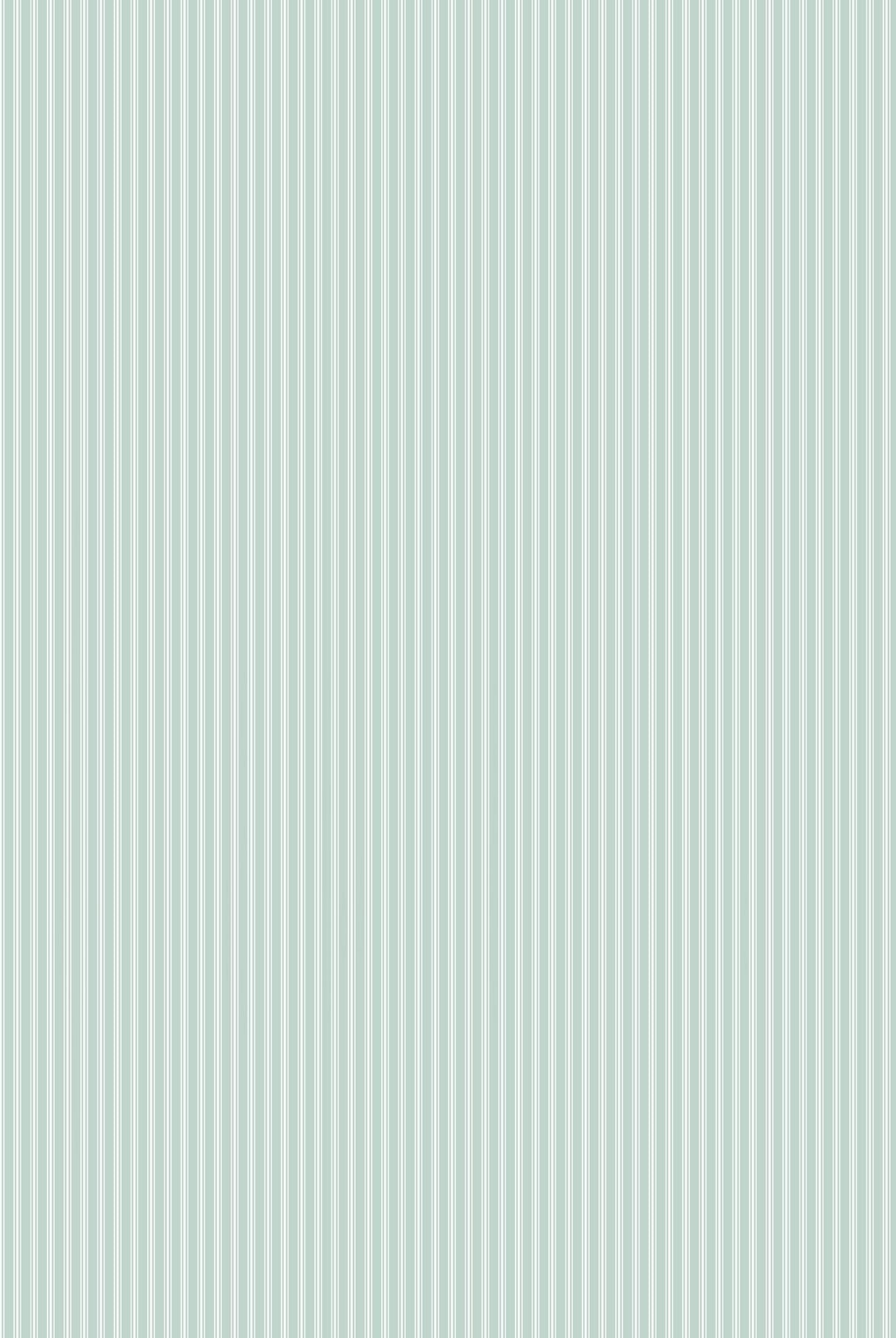 Carmon's Quilt Shop Figo Nest collection light green cotton fabric with fine vertical white pinstripes.