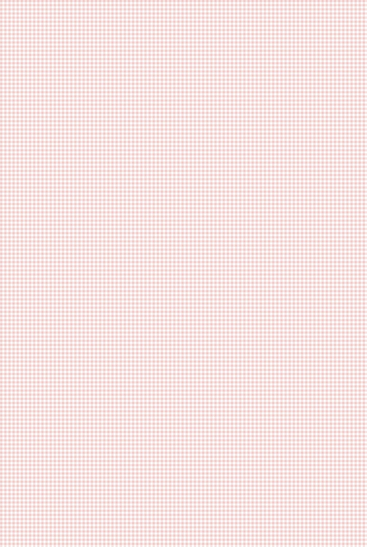 Carmon's Quilt Shop Figo Nest charm pack featuring 42 pre-cut 5-inch squares of premium pink gingham quilting cotton.