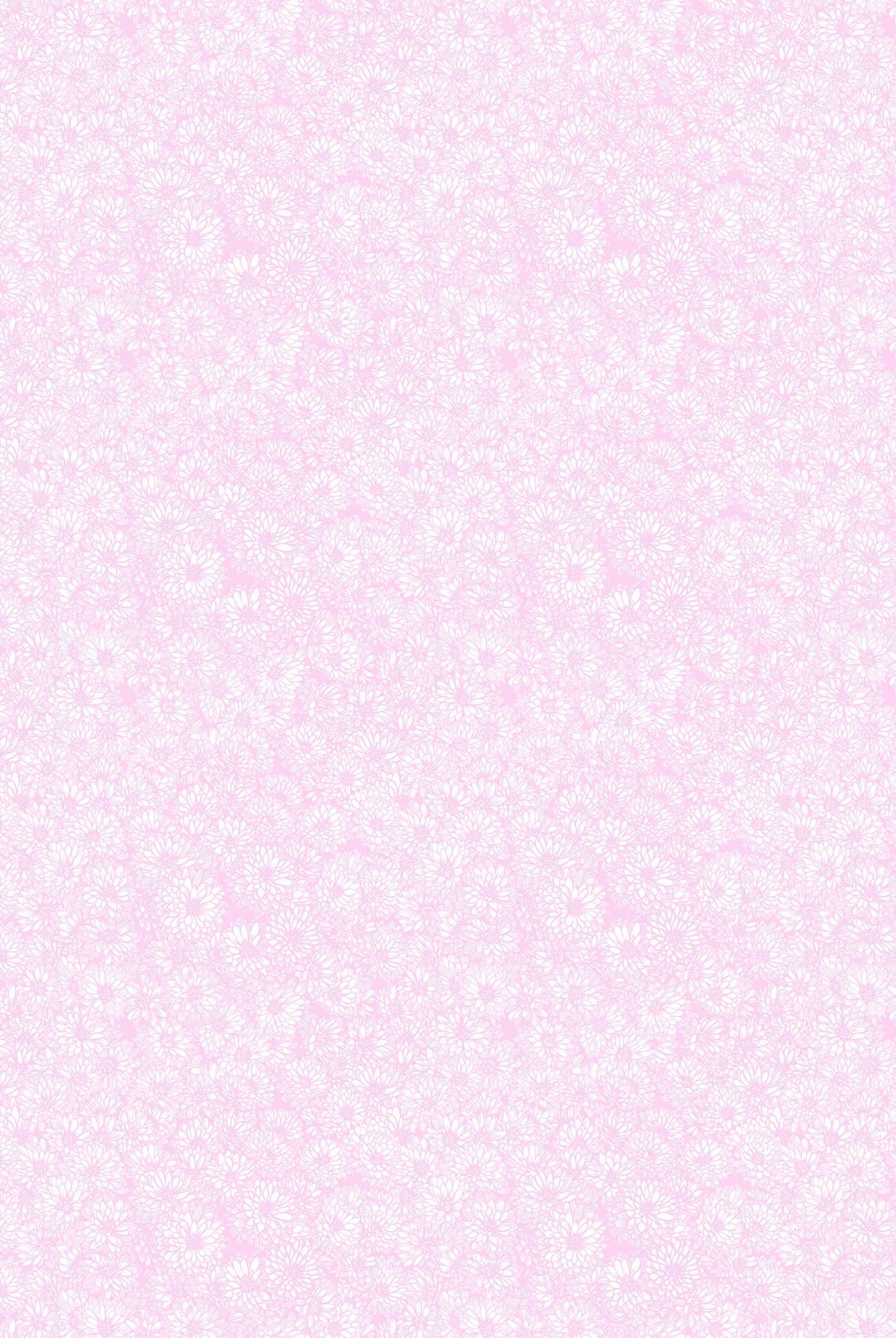 Carmon's Quilt Shop Main Street quilt kit fabric featuring a delicate white floral pattern on a soft pink background