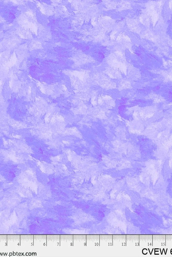 Carmon's Quilt Shop purple crushed velvet texture 108 inch wide cotton quilting fabric with abstract tonal blender design