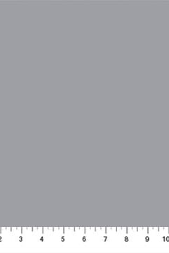 Carmon's Quilt Shop Northcott Colorworks Smoke gray solid 100% cotton quilting fabric with a ruler scale