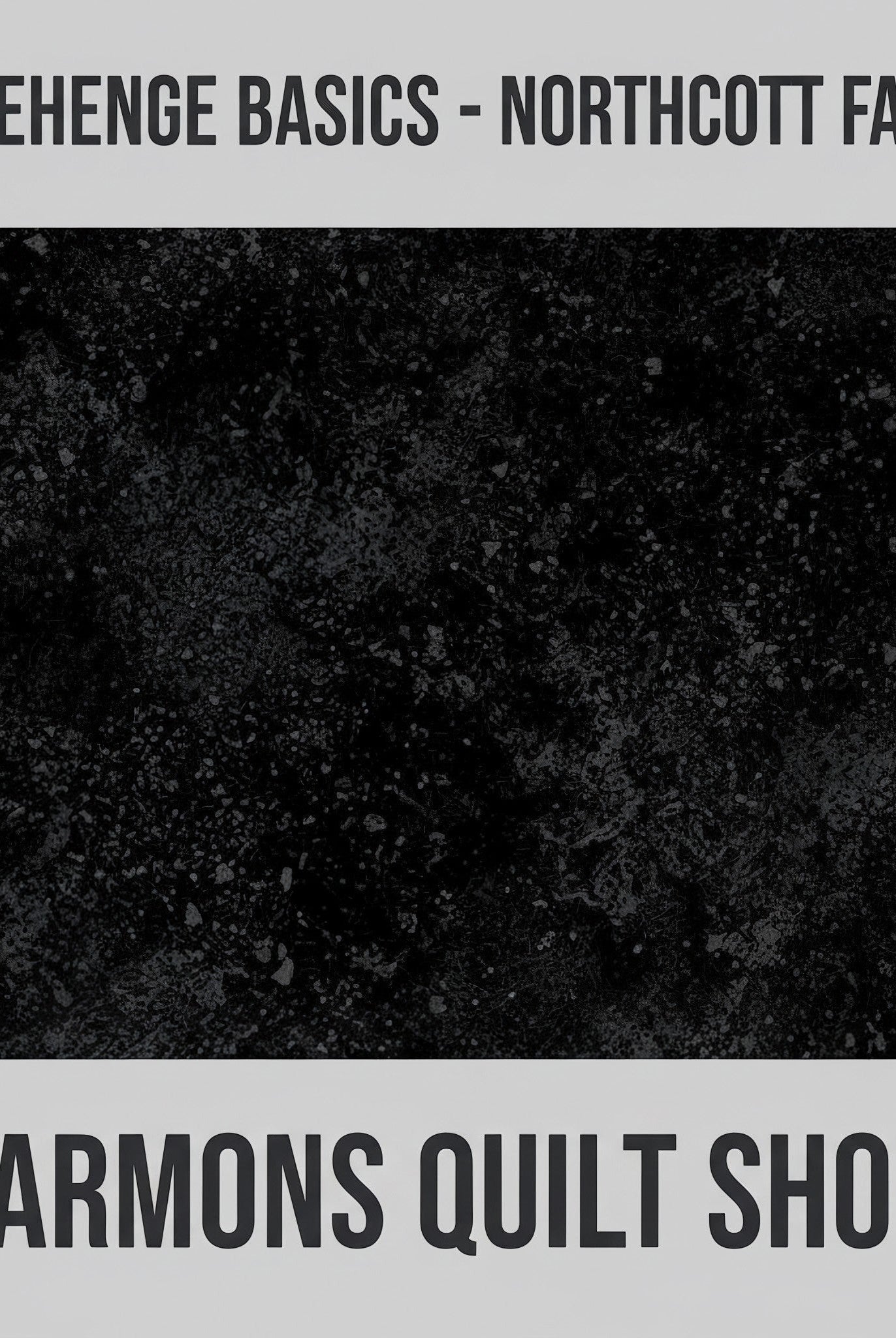 Carmon's Quilt Shop Stonehenge Basics black textured quilting cotton fabric by Northcott Fabrics
