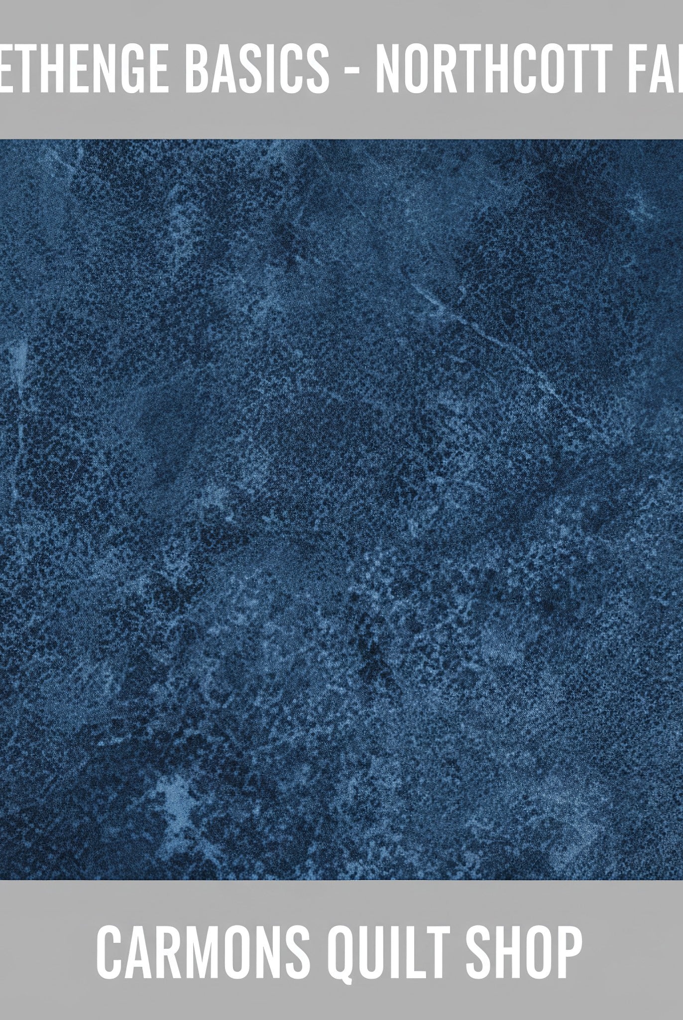 Carmon's Quilt Shop Stonehenge Basics blue textured cotton fabric by Linda Ludovico for Northcott Fabrics