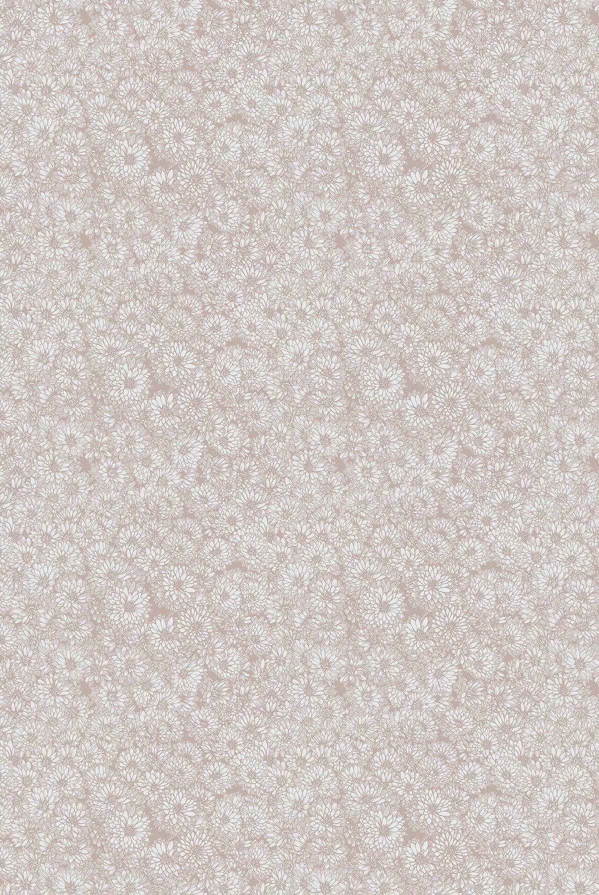 Carmon's Quilt Shop fabric featuring a delicate light brown and white floral print for the Main Street Quilt Kit