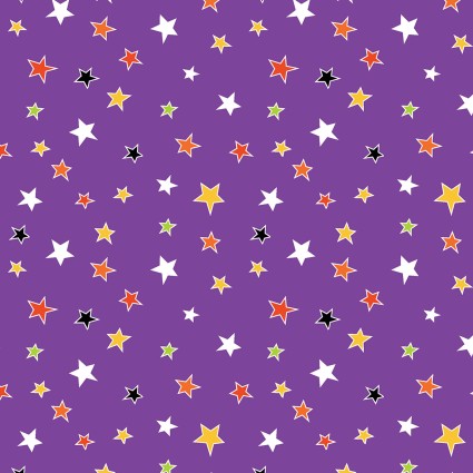 Glow-O-Ween Glowing Stars Purple