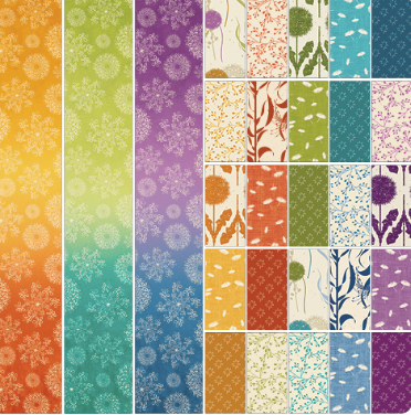 Wishflower Fabric Collection by Rachel Rossi | Benartex Quilting Cotton | Carmon's Quilt Shop