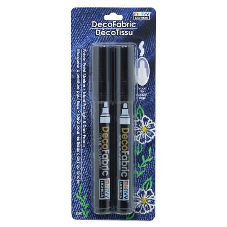 Deco Fabric Marker 2 pack of Black