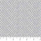 Gray geometric patterned fabric with a ruler at the bottom