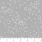 Gray fabric with white star and triangle pattern