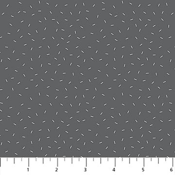 Gray fabric with white thread pattern