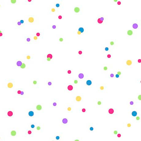 Confetti - Confections - White/Multi - 31512-ZX - QT Fabrics - Carmon's Quilt Shop