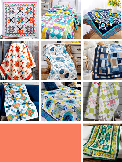 Creative Two-Block Quilt Book  #1415191  - Annie's Attic Quilting - Carmon's Quilt Shop Back Cover
