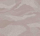 Textured patterned wallpaper with wavy lines in shades of brown and gray.