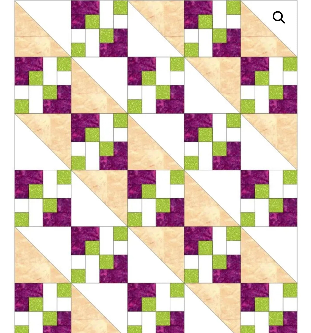 Jamberry Pie Modern Quilt Pattern - 60" X 72" - Designed By Glenda Wilder - Carmon's Quilt Shop