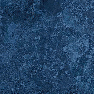 Blue textured fabric with a ruler at the bottom for scale Fabric