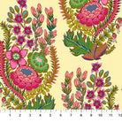Colorful floral and leaf pattern on a beige background Outstretched Cream Backing 108" Fabric By Anna Maria Horner-Parry - Carmon's Quilt Shop