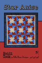 Star Anise # VRDMC153-Villa Rose Quilt Pattern - Carmon's Quilt Shop 