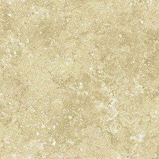 Beige textured fabric with a ruler at the bottom for scale Stonehenge Basics Beige 3954-190 Northcott Carmon's Quilt Shop 