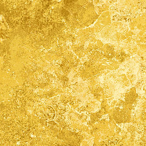Gold textured fabric pattern with a ruler at the bottom Stonehenge Fabric