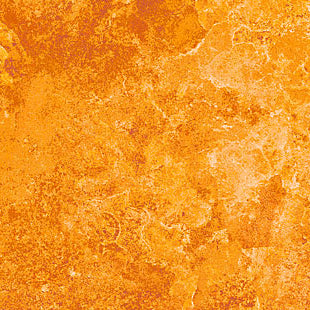 Orange textured fabric with a ruler at the bottom for scale Stonehenge fabric
