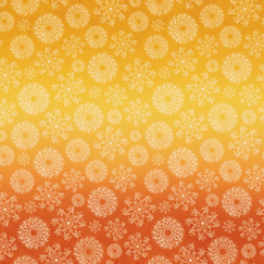 Gradient pattern of flowers transitioning from yellow to red