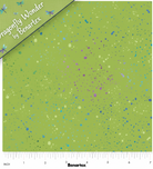 Carmon's Quilt Shop Benartex Dragonfly Wonder green cotton quilting fabric with purple and blue spatter leaf pattern