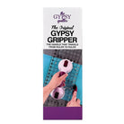 Carmon's Quilt Shop The Original Gypsy Quilter Gypsy Gripper purple plastic ruler handle for safe fabric cutting