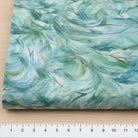 Carmon's Quilt Shop Raven's Call Lt Teal Abstract Swirls 100% Cotton Quilt Fabric DP28952-64